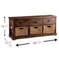 Southern Enterprises Jayton Storage Bench