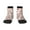 3 Black, variant on Dachshund And Eiffel Tower Pattern Quarter Crew Socks,Toe Seamed Ankle Socks,Cotton Cushioned Breathable Athletic Crew Sports Socks