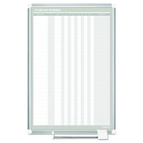 MasterVision GA02109830 24 in. x 36 in. In-Out Magnetic Dry Erase Board - Silver Frame