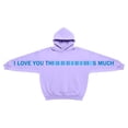 thumbnail image 6 of MuXiKeJi Clothes Kids Secret Message Hoodie I Love You Thiiiiiis Much Valentines Sweatshirt Letter Graphic Pullover Top for Boys Girls, 6 of 6