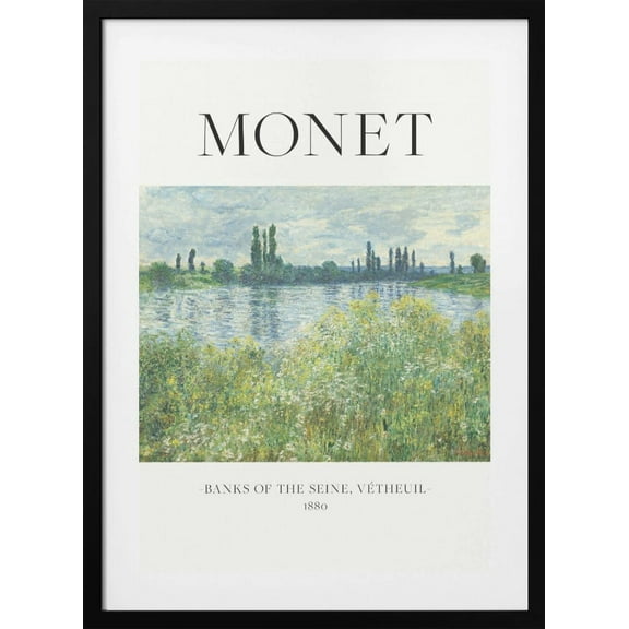 Banks Of The Seine Framed Art Modern Wall Decor