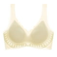 thumbnail image 5 of WRKEKC Wireless Bras for Women, Women's Solid Color Thin Style Ventilate No Buckle Bra without Steel Rim, 5 of 5
