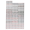 thumbnail image 4 of Complete American Mahjong Set, All-in-One Rack Pushers and Soft Bag, 166 Tiles, Red, 4 of 7