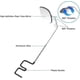 thumbnail image 4 of 2-Pack Cycling Glasses Mirror, 360 Degree Adjustable Rear View Wide Angle Mirror, Cycling Accessories-Good, 4 of 5
