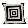 thumbnail image 1 of Parkland Collection Lexa Contemporary Funda de almohada negra con inserto de plumón Parkland Collection PILF21001D, 1 of 2