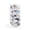 Clear, variant on Sorbus Small Open Front Stackable Storage Bins, Closet & Wardrobe Organizer, Black, 5 Pack