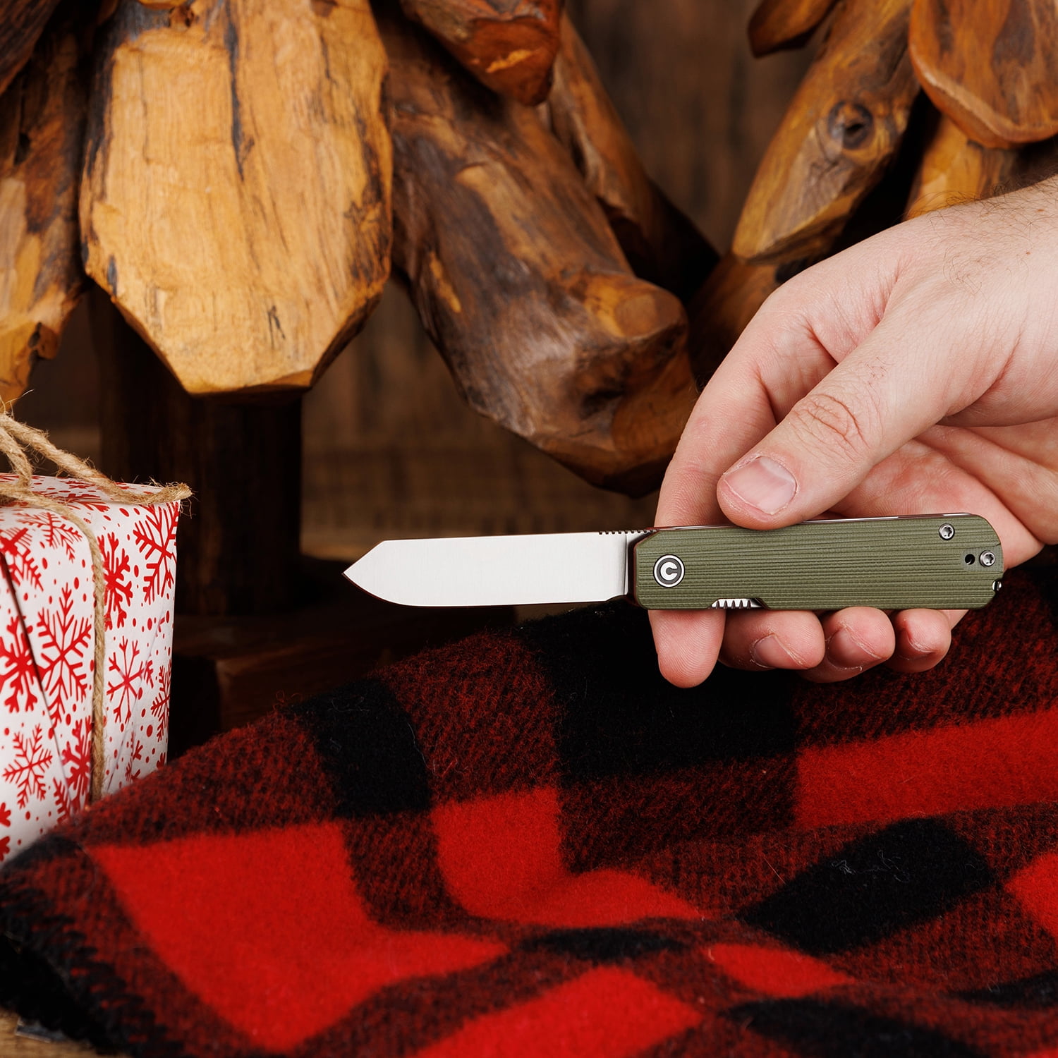 CIVIVI Pocket Folding Knife Sendy 2.83" Nitro-V Blade C21004B-1