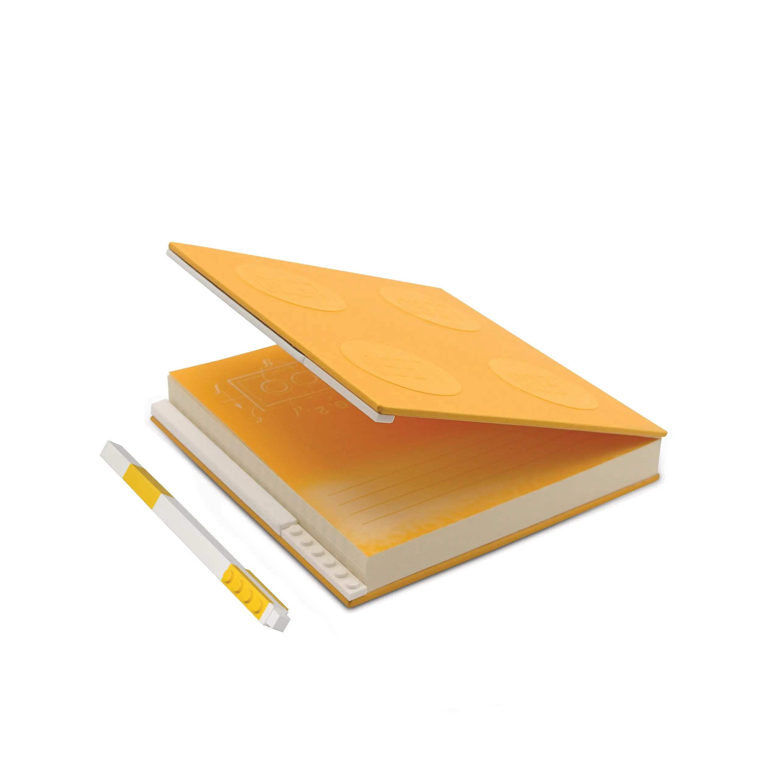 LEGO Stationery Locking Notebook with Gel Pen - Yellow (52441)