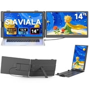 Laptop Screen Extender 14", FHD 1080P IPS Laptop Monitor Extender, Portable Monitor for Laptops 13-17" with USB-C/HDMI Port, Plug n Play for Windows/Mac/Android/Switch/PS5