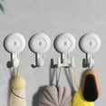 thumbnail image 7 of Uutvmp Heavy Duty Hooks Suction Cup Hooks, Easy to Install No Drilling Removable Wall Hooks Towel Hanger Bathroom Waterproof, White, 7 of 7
