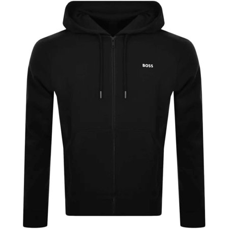Hugo Boss Men's Ze Titano Full Zip Sweatshirt, Black