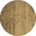 thumbnail image 1 of Ahgly Company Indoor Round Abstract Brown Contemporary Area Rugs, 7' Round, 1 of 4