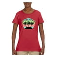 thumbnail image 2 of Wild Bobby, Pastel Color Hot Girl Summer, Streetwear, Women Graphic Tee, Red, X-Large, 2 of 4