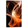 thumbnail image 2 of Design Fractal en Forme de 3d Orange - Art Mural Abstrait Contemporain, 2 of 3