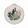 thumbnail image 1 of Diy Stamped Embroidery Starter Kit / Women Embroidery Flowers Plants Pattern, 1 of 5