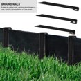 thumbnail image 3 of KAKOWELY 20Ud Clavos Plástico Para Jardinería Negro Resistentes Para Duro Y Plantas, 3 of 7