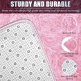 thumbnail image 4 of eRug Outlet Super Soft Collection Modern Abstract Area Rug (4x5 feet) Solid - 4' x 5'3", Pink, 4 of 6