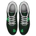 thumbnail image 2 of St Patricks Day Shoes for Women Breathable Running Sneakers Men Green Four Leaf Clover Shoes for Irish Festival Gift White Size 12, 2 of 5