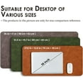 thumbnail image 2 of Distressed Leather Desk Mat - Non-Slip PU Desk Pad for Office and Home - Desk Organization and Accessories - Ideal for Large Mouse Pad and Desk Mats on Top of Desks(Espresso,47.2"x 17"), 2 of 8