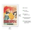 thumbnail image 2 of Otard Dupuy & Co. Cognac - Vintage French Advertising Poster by Georges Meunier c.1896 - Fine Art Rolled Canvas Print (Unframed) 27in x 40in, 2 of 4