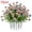 X1#Red,12Pc, variant on Red White Blue Artificial Daisy Bouquet,1Pc Patriotic Fake Gerbera Flowers, 4th of July Silk Flower Stems for Independence Day Home Vase Decor