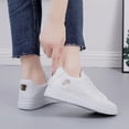 thumbnail image 6 of AUDeals Women's Platform Shoes, Lace Up Casual Sneakers with Non Slip Comfort, Classic Grand Court Style for Daily Wear, 6 of 7