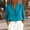 Blue, variant on Tweang Summer Blouse for Women Solid Color Business Collared Roll Up Long Sleeve Linen Shirts for Women Gauze Blouses for Women Button Down Shirt Linen Shirts for Women Linen Shirts for Women Beige L