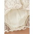 thumbnail image 6 of Bagilaanoe Newborn Baby Girl Romper Dress Long Sleeve A-line Princess Dresses 3M 6M 9M 12M 18M Infant Lace Floral Tulle Skirt, 6 of 7