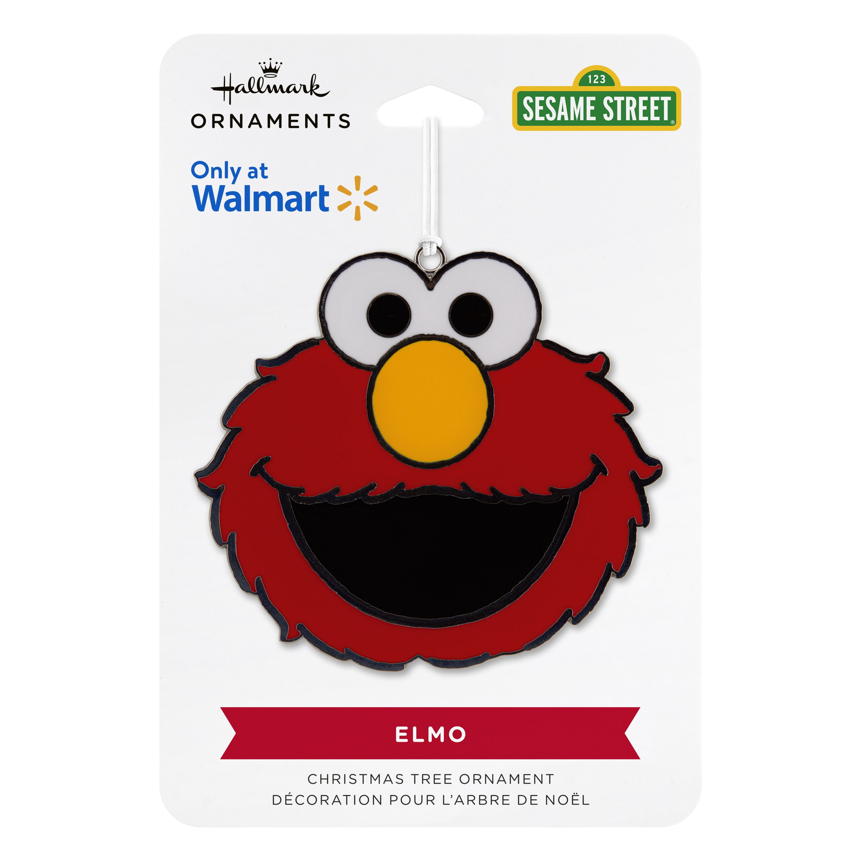 Hallmark Christmas Ornament (Sesame Street Elmo, Metal), 1 Count, 1 Count