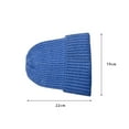 thumbnail image 5 of Pnellth Women Fall Winter Hat Knitted Solid Color High Elastic Dome Anti-slip Regular Fit Soft Warm No Brim Windproof Warm Unisex Winter Cap Adult Beanie, 5 of 7