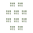 thumbnail image 3 of Wosthever 6 piezas refrigerador mensaje pegatina suculenta cactus decorativo notas tablero titular decoración portátil accesorio blanco Blanco 10piezas, 3 of 6