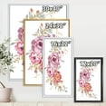 thumbnail image 4 of Designart 'Bouquet of Purple and Pink Flowers III' Farmhouse Framed Canvas Wall Art Print, 4 of 5