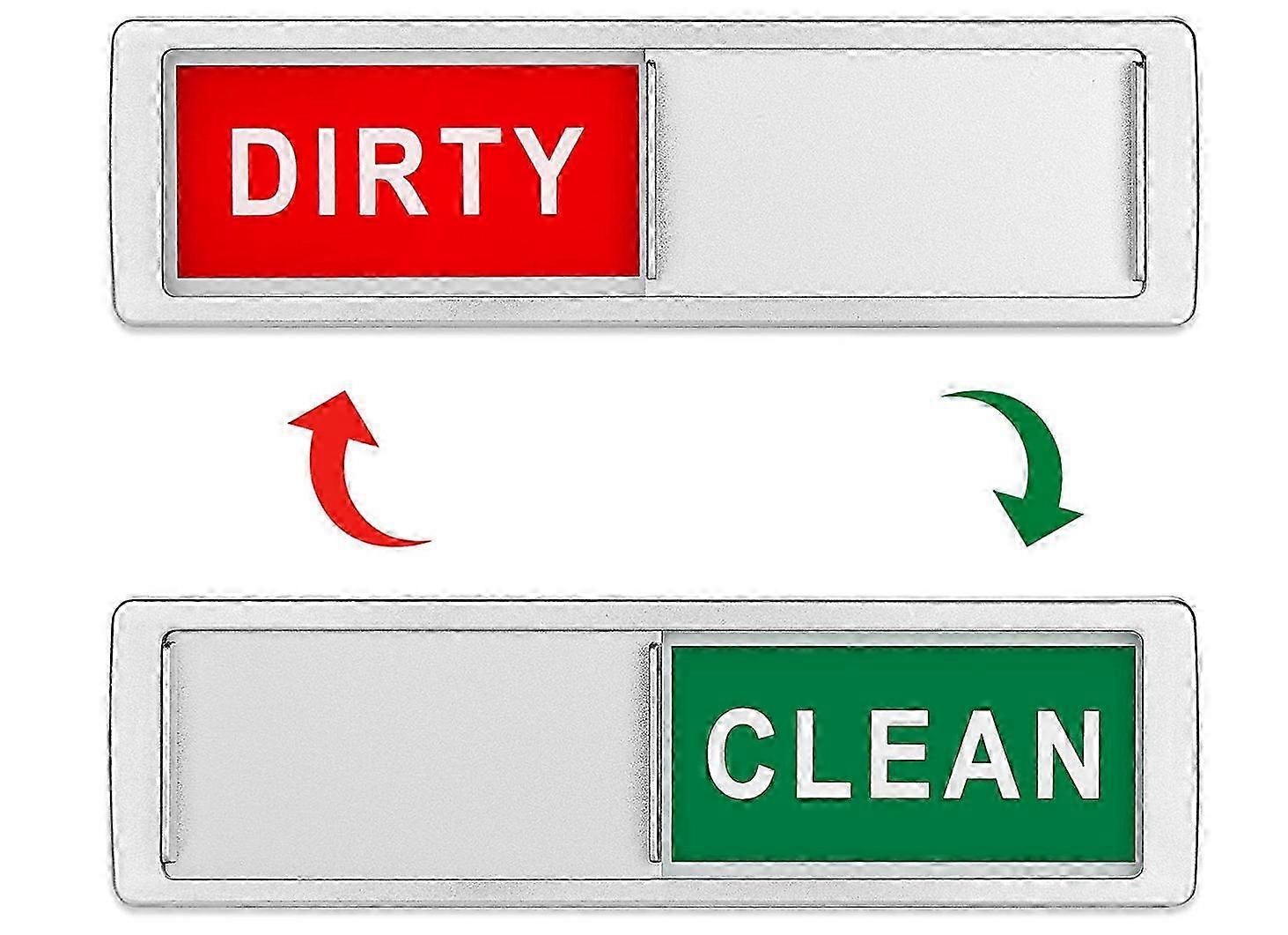 Dishwasher sign for easy clean dirty indication with strong magnet