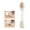 Yellow, variant on Orangide Silicone Facial Brush Double Sided Silicone Cleansing Brush For Pore Deep Clean And Mud Applicator Soft Bristle Face Brush For All Skin Types