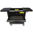 JEGS 81438 HeavyDuty Tool Box, Mobile Rolling Chest, 27.2L x 15.2W x