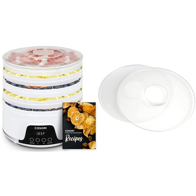 Deshidratador de alimentos COSORI Pioneer Style CFD-N051-W con láminas de rollo de fruta