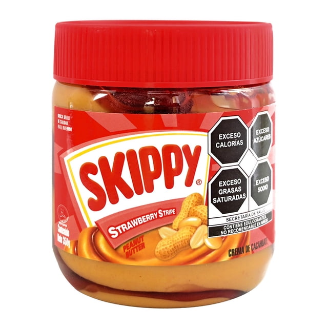 Crema de cacahuate Skippy con mermelada de fresa 350 g