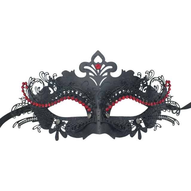 Mens And Womens Masquerade With Rhinestone Chain Carnival Decoration Suitable For Party