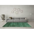 thumbnail image 3 of Ahgly Company Indoor Rectangle Oriental Turquoise Blue Modern Area Rugs, 5' x 7', 3 of 4