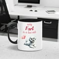 thumbnail image 3 of Every Fart is Love Note Bichon Frise Guilty Face Happy Valentine's 11oz Accent Two-tone Mug Bichons Dog Lovers Gifts Idea Coffee Tea Cup - 01016, 3 of 5