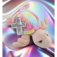 thumbnail image 5 of DolliBu Rainbow Pink Sea Turtle Stuffed Animal with Silver Cross Plush- Religious Baptism Gifts for Boys and Girls, Dedication Christening Gifts Plush Prayer Toy Healing Stuffed Animal - 10 Inch, 5 of 6