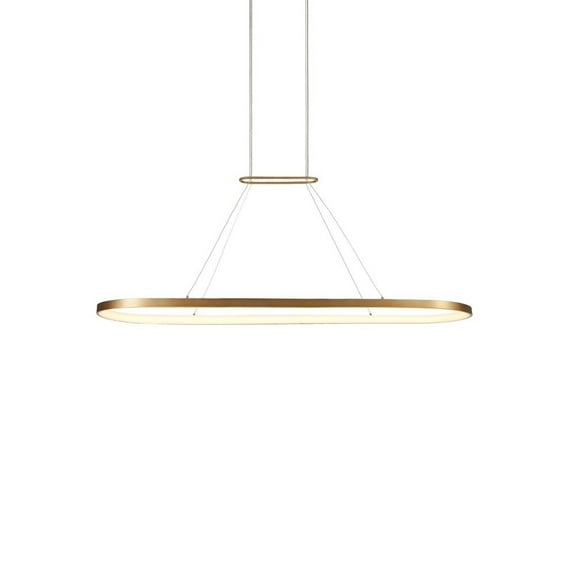 Kuzco Lighting Pd19347 Eerie 47" Wide Led Linear Chandelier - Brass