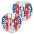 thumbnail image 1 of KFFKFF Inflatable Bumper Balls 2-Pack 4FT/1.2M PVC Sumo Zorb Balls for Kid & Teen, 1 of 9