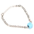 thumbnail image 4 of Pulsera de cuentas de vidrio, pulsera de cuentas de vidrio con colgante de cuentas de vidrio azul cuadrado, cadenas de cuentas de vidrio de moda, multifuncional, 4 of 12