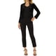 thumbnail image 2 of BLAZER METÁLICO DE VELVET CON ESTRELLAS PARA MUJERES, IMPRESO, DE UNA SOLA BOTÓN, TAMAÑO 3XL, NEGRO-ESTRELLA, 2 of 5