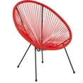 thumbnail image 1 of China Woven Rattan Lounge Chair with Colorful Toss Pillow - Set of 4, White, 1 of 7