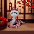 thumbnail image 4 of 2025 Snake Year Doll, Elegant Snake Year Mascot Lion Dance Good Luck, Cute Chinese Style Plush Toy Ornament Gift For Best Friends, 4 of 7
