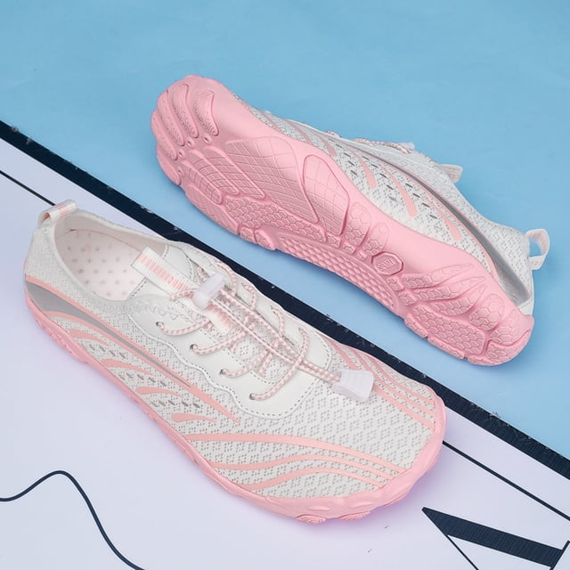 Zapatillas de agua unisex descalza playa no slip para deportes (36) rosa