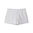 thumbnail image 4 of YMNXA Women's Summer Shorts High Waist Polka Dot Print Fashion Comfortable Breathable Shorts With Pockets For Casual Daily Wear,White,S, 4 of 4