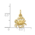 thumbnail image 3 of 10k Yellow Gold CRAB CHARM, 3 of 4